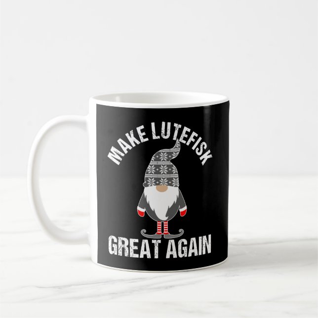 Caneca De Café Engraçado Lutefisk Torne Excelente Lutefisk De Nov (Esquerda)