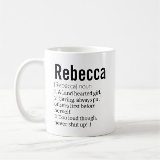 Caneca De Café Engraçado melhor definição de Rebecca LPA Nwarfism