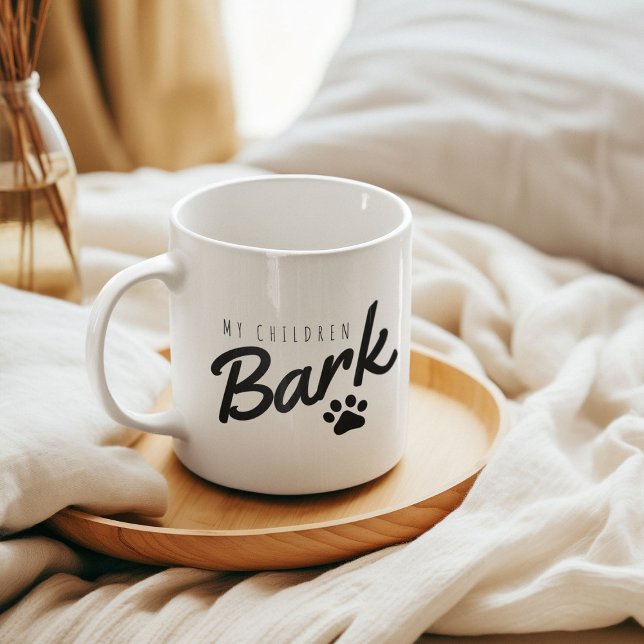 Caneca De Café Engraçado Meu Filha Latido Cachorro Mãe (Criador carregado)