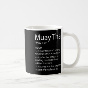 Caneca De Café Engraçado Muay Thai E Tailandês Boxing - Muay Thai