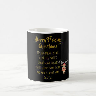 Caneca De Café Engraçado Mug para aqueles que odeiam o Natal - P
