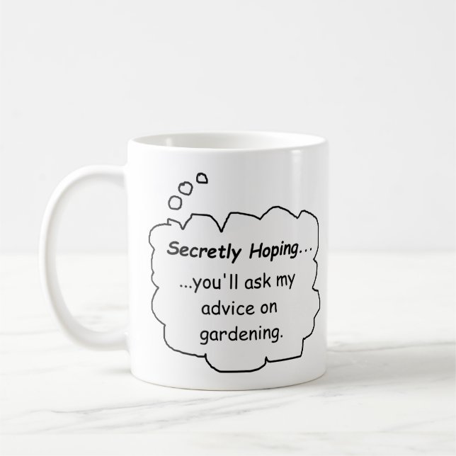 Caneca De Café Engraçado Mug para Gardeners (Esquerda)