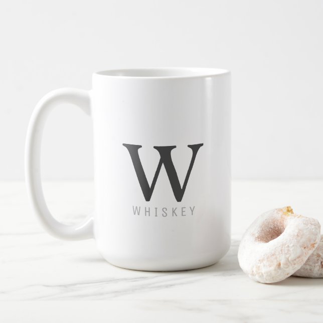 Caneca De Café Engraçado Mug Whiskey Trendy (Com Donut)