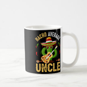 Caneca De Café Engraçado Nacho Médio Tio Cinco De Mayo Mexicano