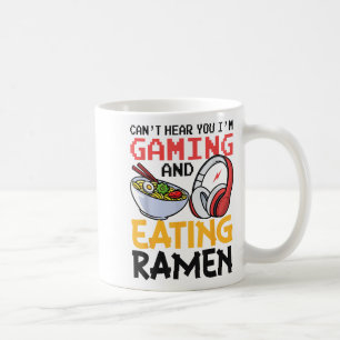 Caneca De Café Engraçado não te ouvir, estou jogando e comendo Ra