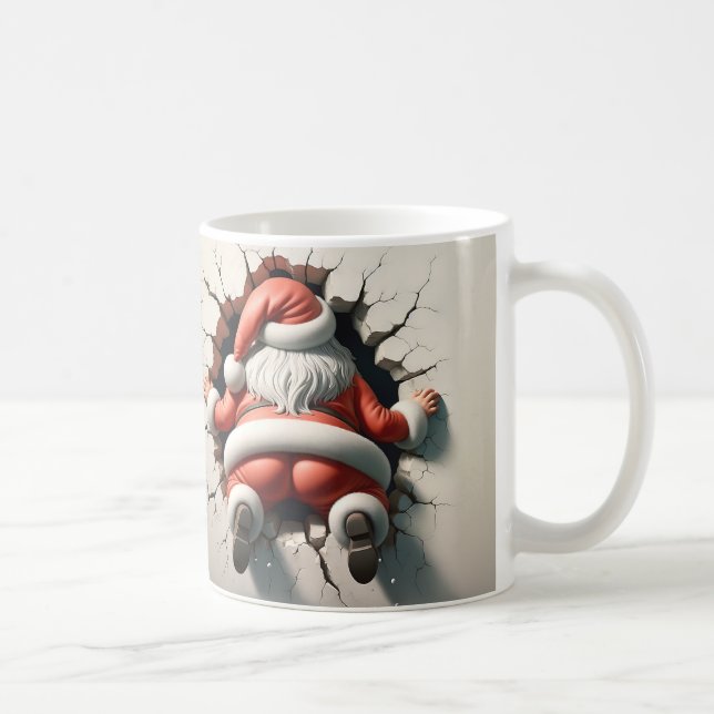 Caneca De Café Engraçado - Noel Claus Design (Direita)