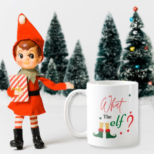 Caneca De Café Engraçado o que é que o jogador de Natal do ELF es