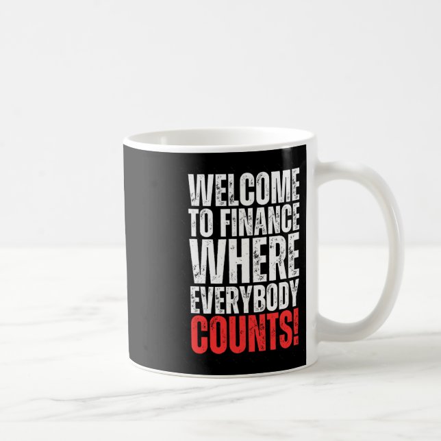 Caneca De Café Engraçado Office Finance Sticker2 (Direita)