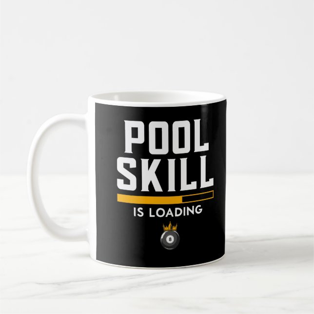 Caneca De Café Engraçado Oito Cotação Esportiva Piscina Billiard (Esquerda)