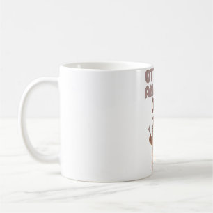 Caneca De Café Engraçado Otter Com bigode Incrivelmente Pai