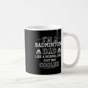 Caneca De Café Engraçado Pai Badminton Camisa Men Mulheres Badmin