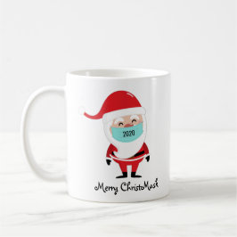 Caneca De Café Engraçado Papais noeis de Natal Feliz vestindo Más