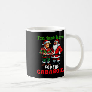 Caneca De Café Engraçado Papais noeis Natal Estou aqui para o Nat