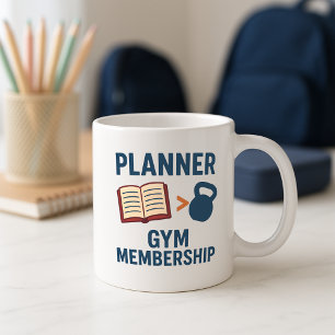 Caneca De Café Engraçado, Parente Mug; Engraçado Planejador vs. M