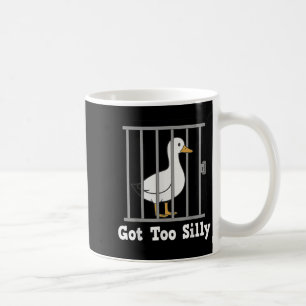 Caneca De Café Engraçado Pato Memória Foi Muito Humor Bobo Para H