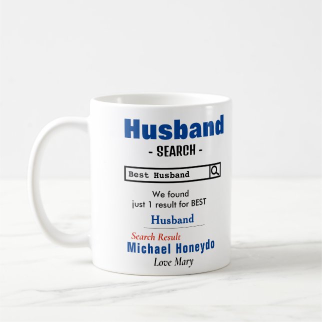 Caneca De Café Engraçado personagem Melhor Marido Mug (Esquerda)