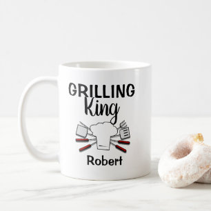 Caneca De Café Engraçado personalizado Griling King