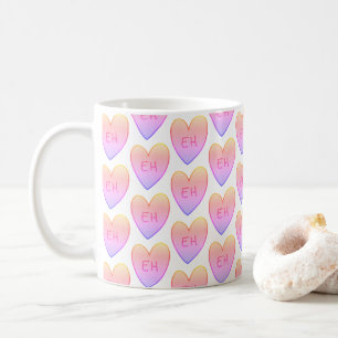 Caneca De Café Engraçado Personalizável, Coração de Café
