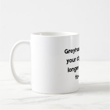 Engraçado Pet Cote Mug sobre Grayhound