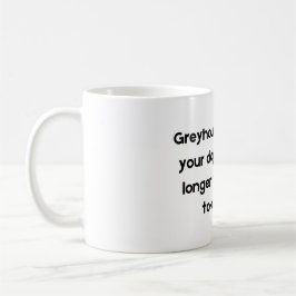 Caneca De Café Engraçado Pet Cote Mug sobre Grayhound