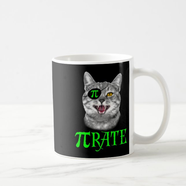 Caneca De Café Engraçado Pi Day Math Science Pirata (Direita)