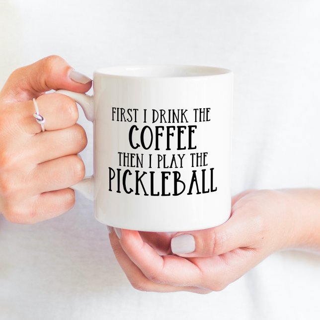 Caneca De Café Engraçado Pickleball (Criador carregado)