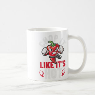 Caneca De Café Engraçado Picy Chili Karate Design Chile Pepper Hu