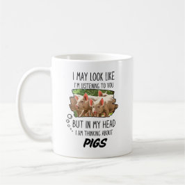 Caneca De Café Engraçado Pig Lover Mug