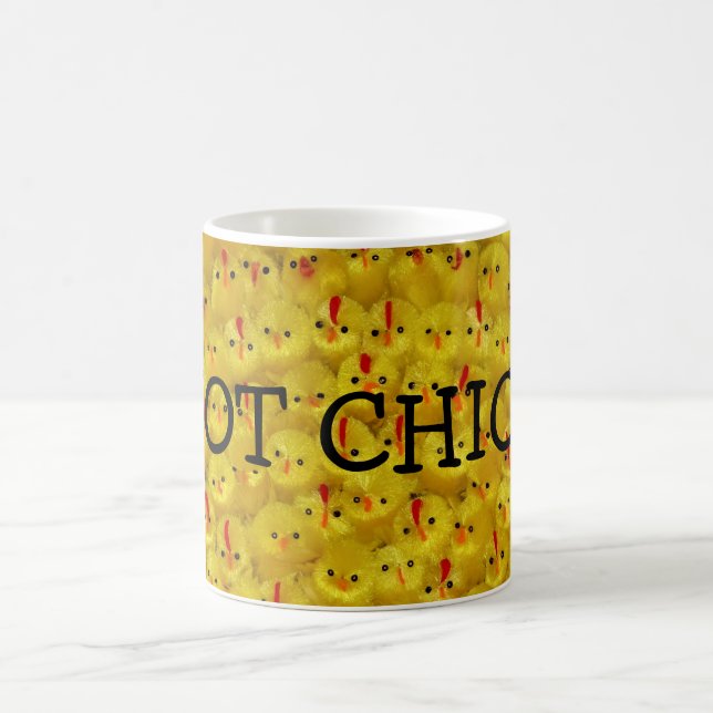 Caneca De Café Engraçado PINTINHO Amarelo Pintinho   Mug (Centro)