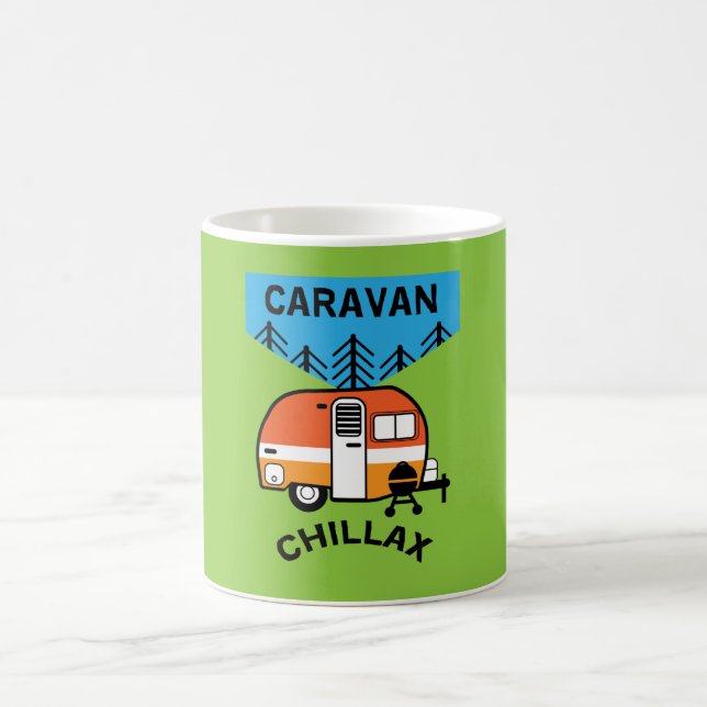 Caneca De Café Engraçado Presente de Caravana | Melhores caravana (Centro)