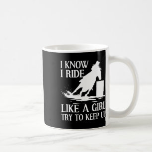 Caneca De Café Engraçado Presente De Corrida De Rrel Para Mulhere