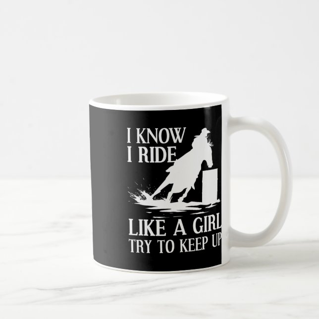 Caneca De Café Engraçado Presente De Corrida De Rrel Para Mulhere (Direita)