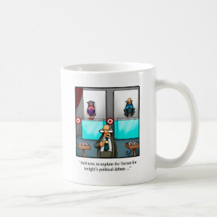 Caneca De Café Engraçado Presente de Humor Mug Político