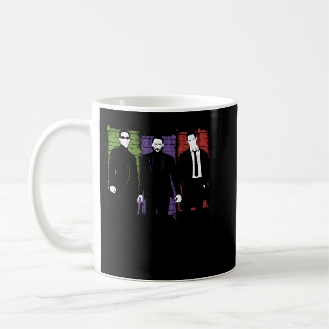 Caneca De Café Engraçado Presente Para Keanu Art Reeves Férias De (Esquerda)