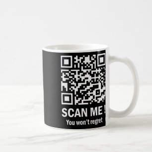 Caneca De Café Engraçado Qr Digitalize-Me Presidente Trump 4547 T