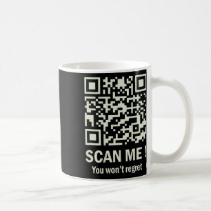Caneca De Café Engraçado Qr Digitalize-me Trump 45_47 Tee Trump D