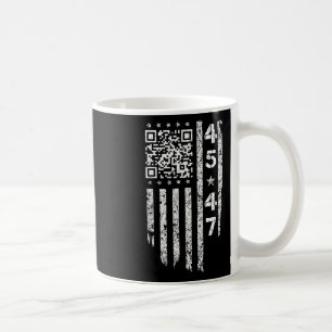 Caneca De Café Engraçado Qr Ele é o Código Trump do Presidente