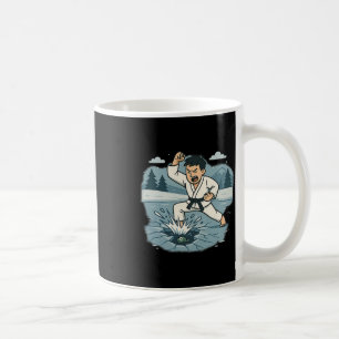 Caneca De Café Engraçado Quebrar O Humor De Artes Marciais Do Ice