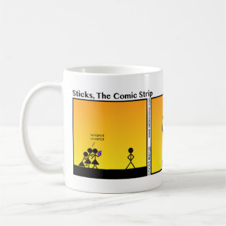 Caneca De Café Engraçado Raccoon Eyes Stickman Mug - 126