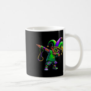 Caneca De Café Engraçado Rapaz Dabbing Mardi Gras Carnaval Parade
