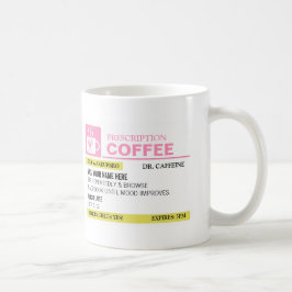Caneca De Café Engraçado Receita Café Mug
