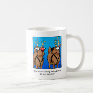 Caneca De Café Engraçado Reindeer Humor Mug Gift