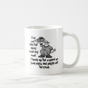 Caneca De Café Engraçado ruído mecânico