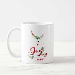 Caneca De Café Engraçado, sagrada e sagrada alegria de renas pers
