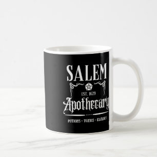 Caneca De Café Engraçado Salem Bruxas Machusets Apothecary Hallow