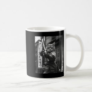 Caneca De Café Engraçado Samurai Cat Samurai Meme Artes Marciais 