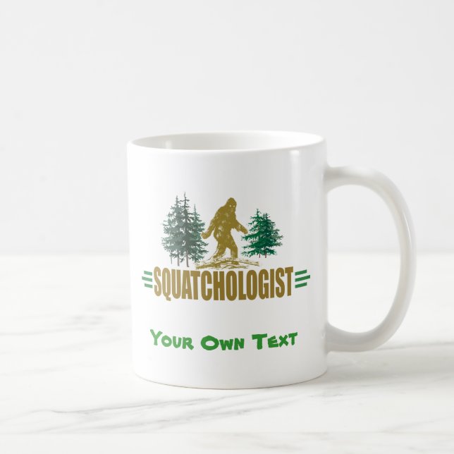 Caneca De Café Engraçado, Sasquatch Hunter's (Direita)