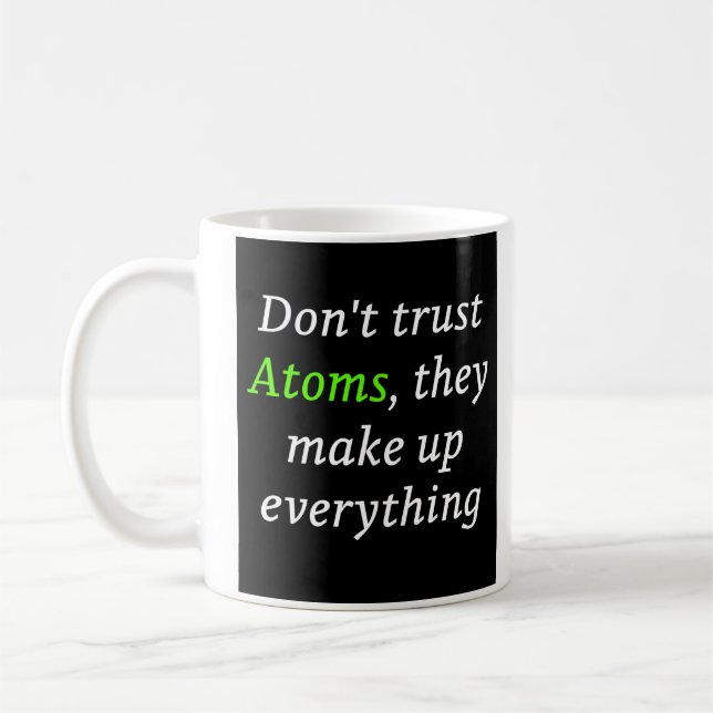 Caneca De Café Engraçado Science Mug - O presente perfeito para a (Esquerda)