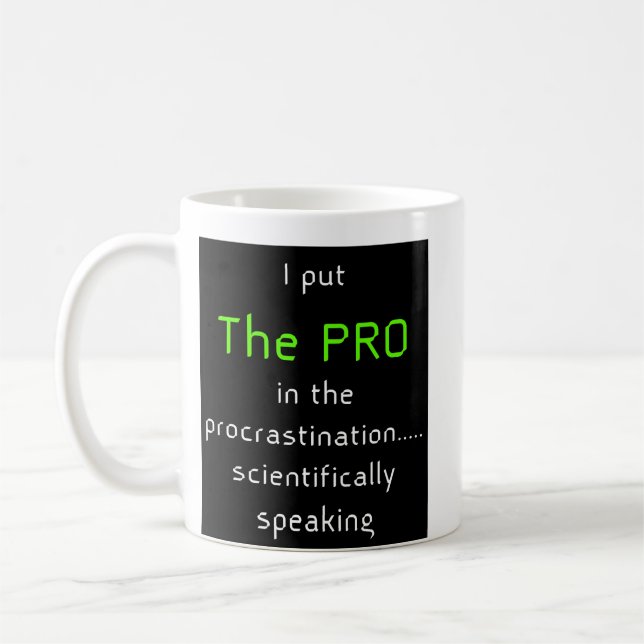 Caneca De Café Engraçado Science Mug - "The Gift" para Amantes de (Esquerda)
