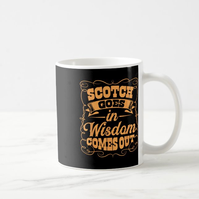Caneca De Café Engraçado Scotch Whiskey Lover Gift Bourbon Whisky (Direita)